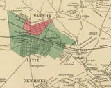 1864 Map of Warwick Township Lancaster County Pennsylvania