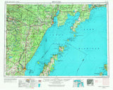 1954 Topo Map of Escanaba Quadrangle Door County Green Bay