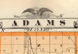 1875 Map of Adams County Iowa
