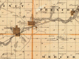 1875 Map of Adams County Iowa