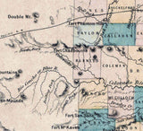 1858 Map of Texas