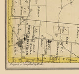 1875 Map of Bokes Creek Township Logan County Ohio