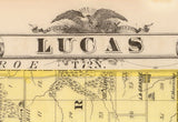 1875 Map of Lucas County Iowa