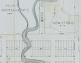 1902 Map of Craterville Oklahoma