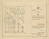 1909 Map of Desmet Idaho