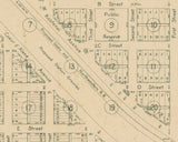 1909 Map of Desmet Idaho