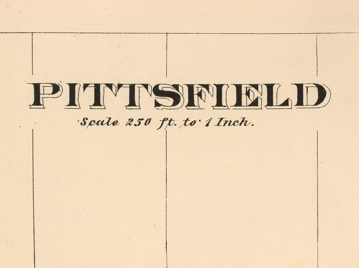 1878 Town Map of Pittsfield Warren County Pennsylvania