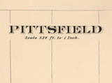 1878 Town Map of Pittsfield Warren County Pennsylvania