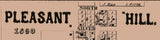 1860 Map of Pleasant Hill Pike County Illinois