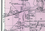 1878 Map of Columbus Township Warren County Pennsylvania