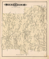 1878 Map of Freehold Township Warren County Pennsylvania