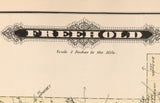 1878 Map of Freehold Township Warren County Pennsylvania