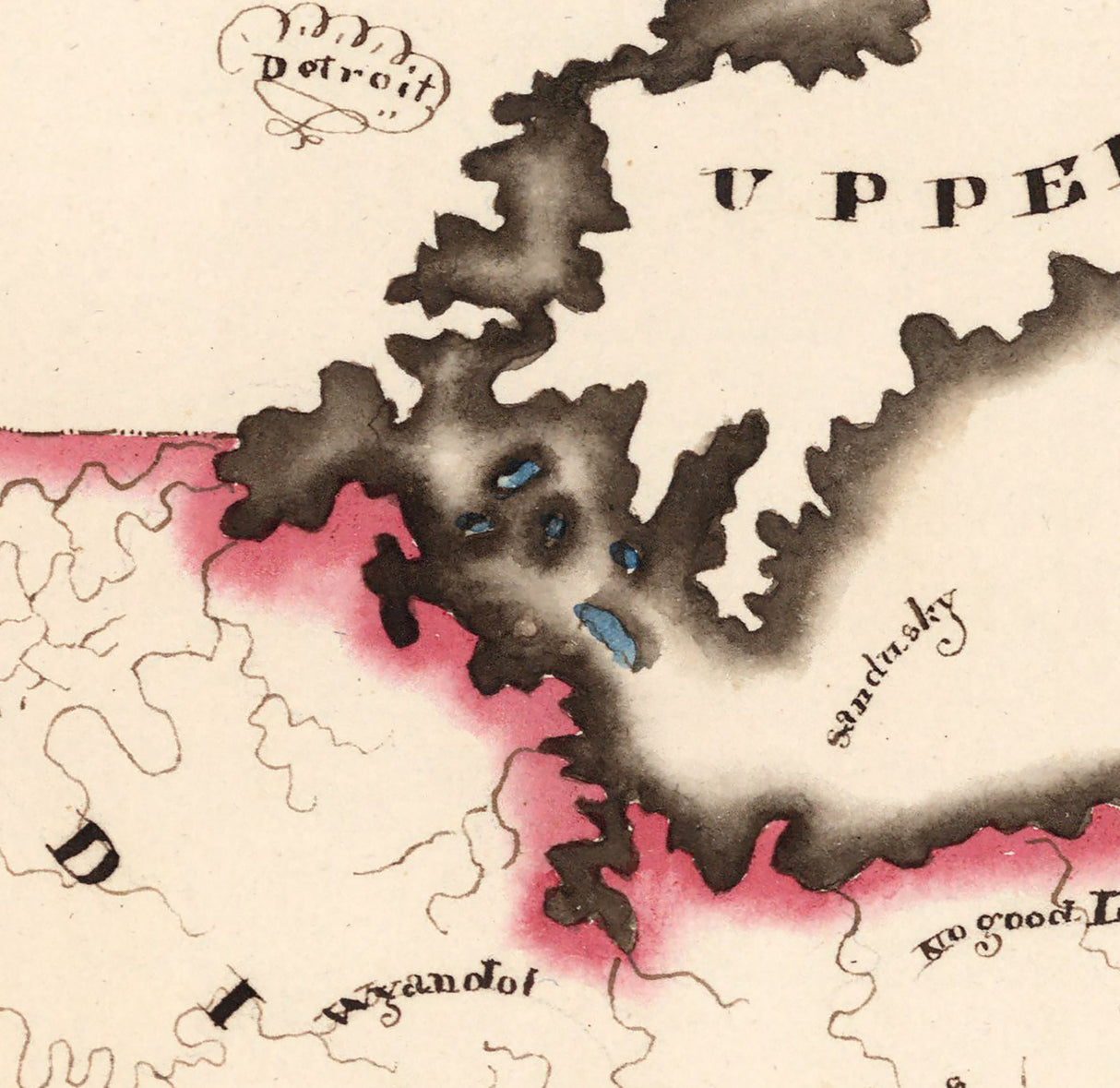 1819 Map of Ohio