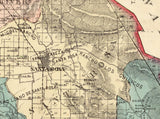 1877 Map of Sonoma County California