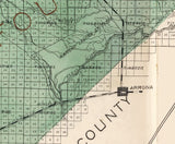 1891 Map of Fresno County California