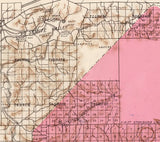 1891 Map of Fresno County California