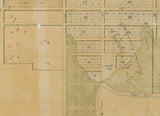 1860 Map of Holland Ottawa County Michigan