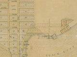 1860 Map of Holland Ottawa County Michigan