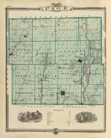 1875 Map of Page County Iowa