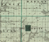 1875 Map of Page County Iowa