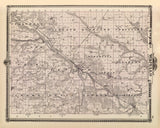 1875 Map of Wapello County Iowa