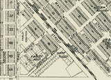 1891 Map of Kingsburg Fresno County California