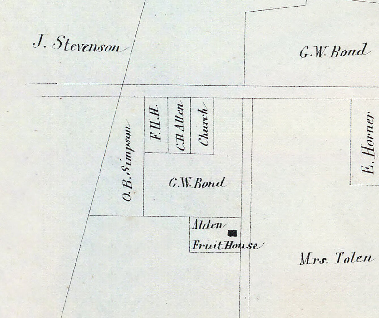 1878 Map of Centreville Alameda County California
