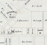 1878 Map of Centreville Alameda County California