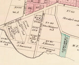 1878 Map of Haywards Alameda County California
