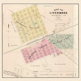 1878 Map of Livermore Alameda County California
