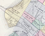 1878 Map of Oakland Alameda County California
