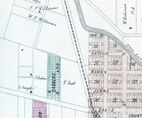 1878 Map of San Leandro Alameda County California