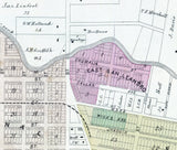 1878 Map of San Leandro Alameda County California