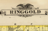 1875 Map of Ringgold County Iowa