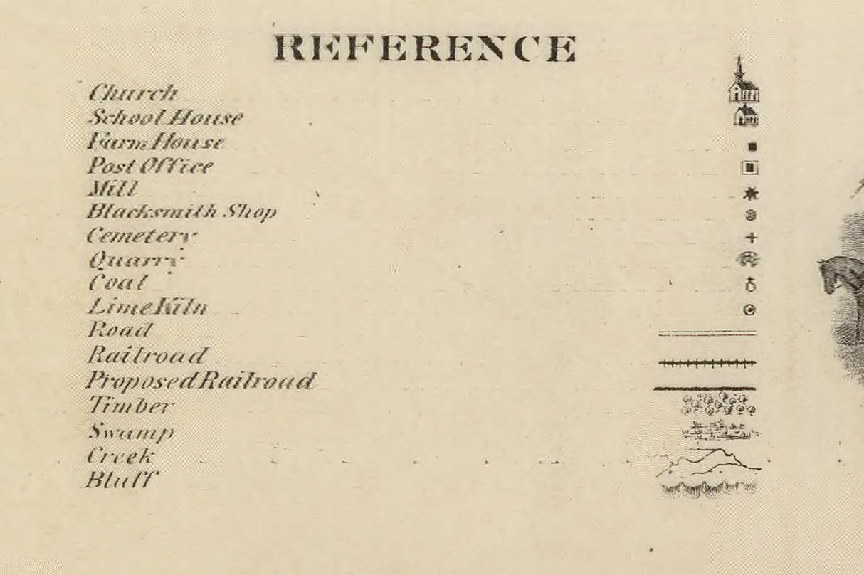 1875 Map of Taylor County Iowa