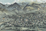 1894 Panoramic Map of Boulder Colorado