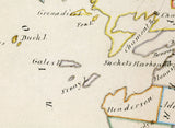 1816 Map of Lake Ontario Islands East End