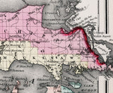 1873 Map of Lake Superior