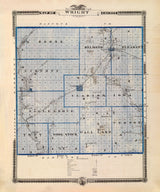 1875 Map of Wright County Iowa
