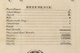 1875 Map of Delaware County Iowa