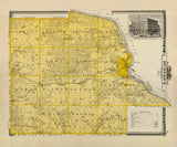 1875 Map of Dubuque County Iowa