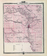 1875 Map of Johnson County Iowa