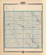 1875 Map of Carroll County Iowa