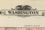 1875 Map of Washington County Iowa