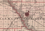 1875 Map of Washington County Iowa