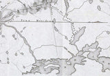 1834 Map of the Kennebec River and Adjacent Country