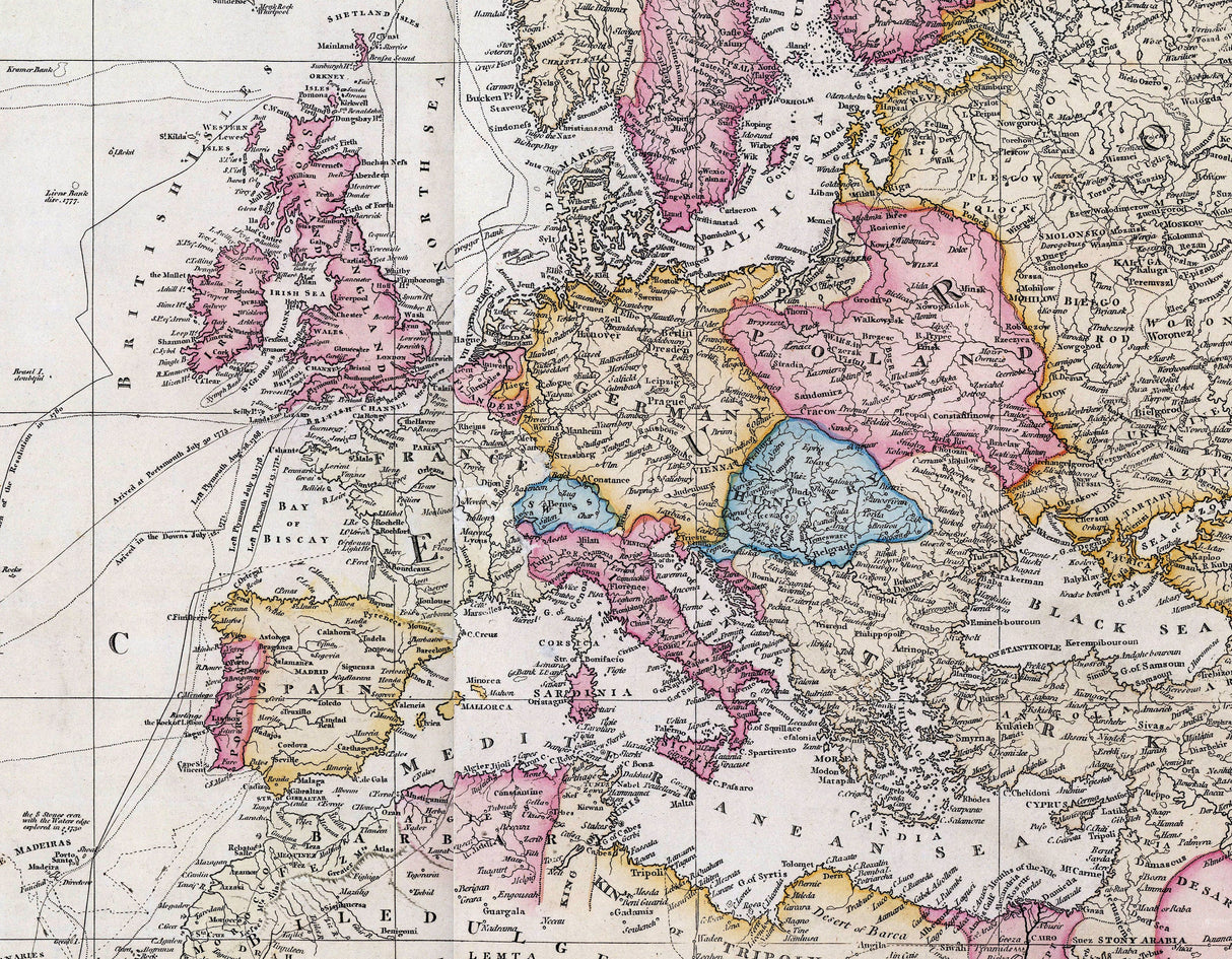 1808 Map of the World