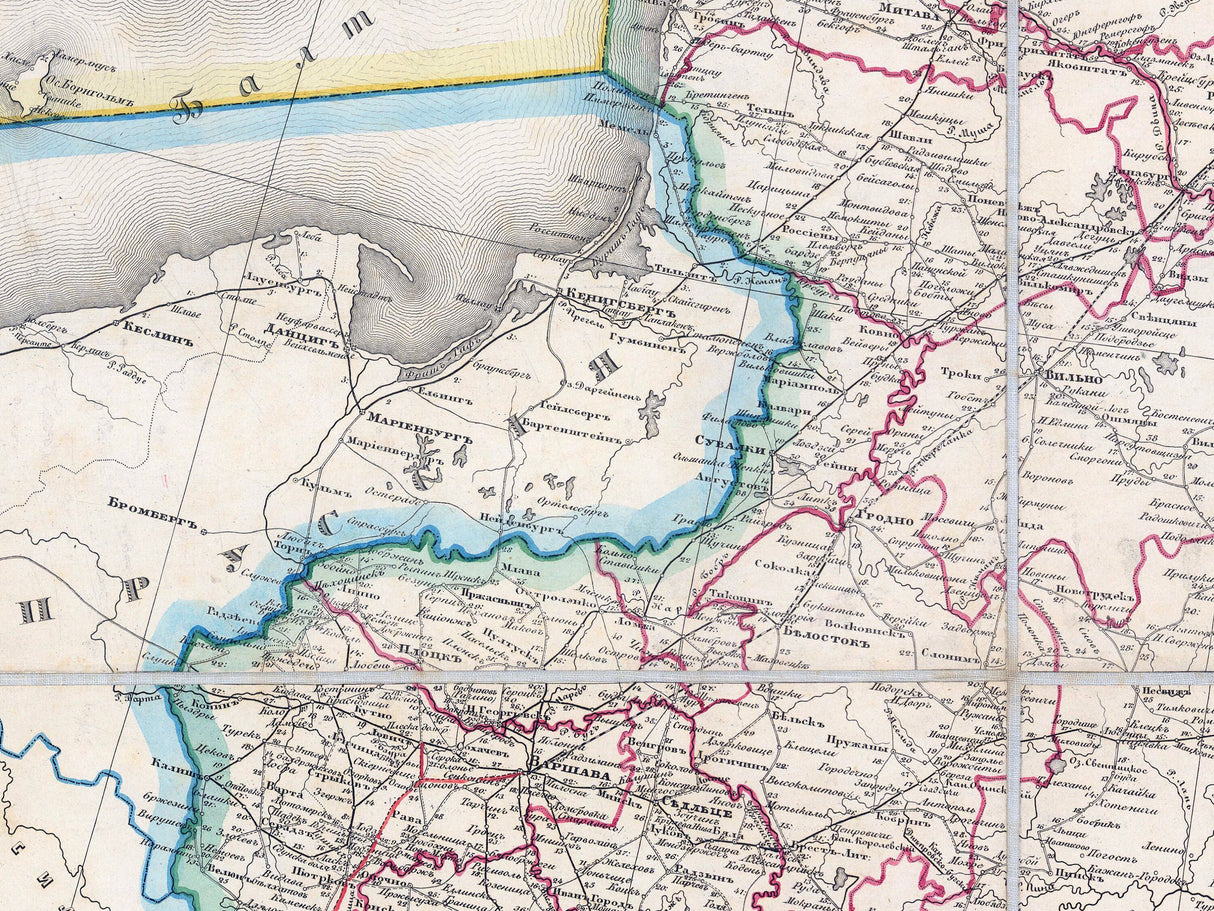1854 Map of the Russian Empire
