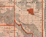 1875 Map of Marion County Iowa