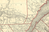 1881 Map of Quebec Canada